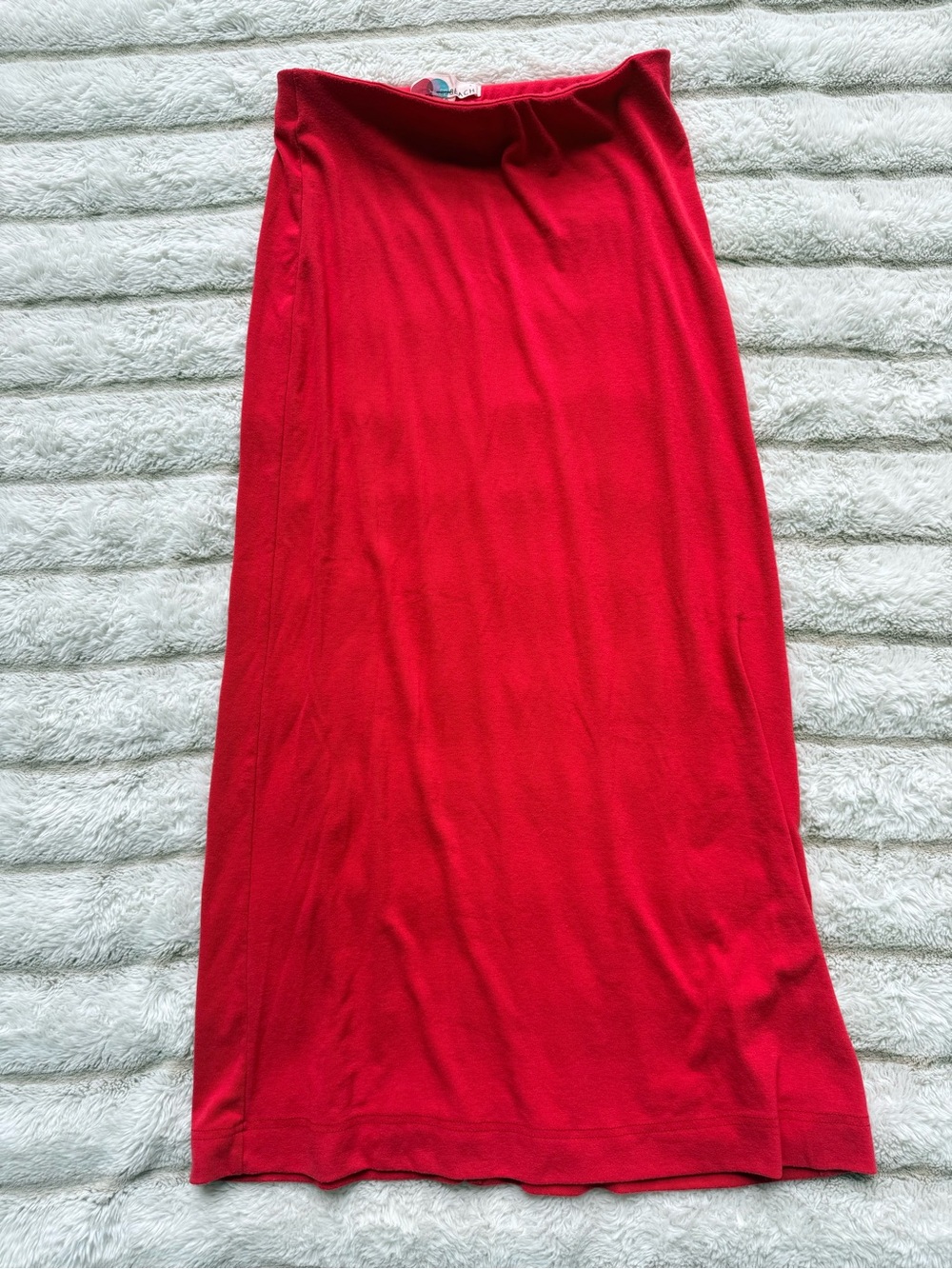 FP Beach Red Maxi Skirt Size Small